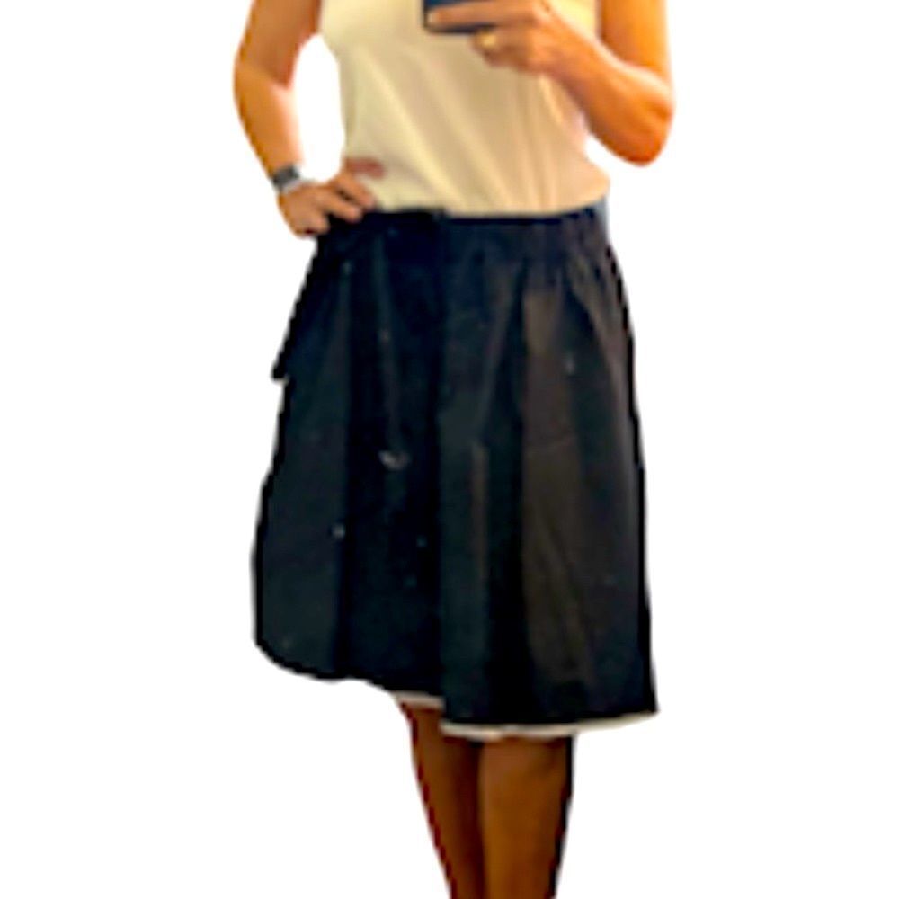 Love Moschino Black Belted Skirt.Size 10